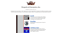 Desktop Screenshot of dragonlord.com